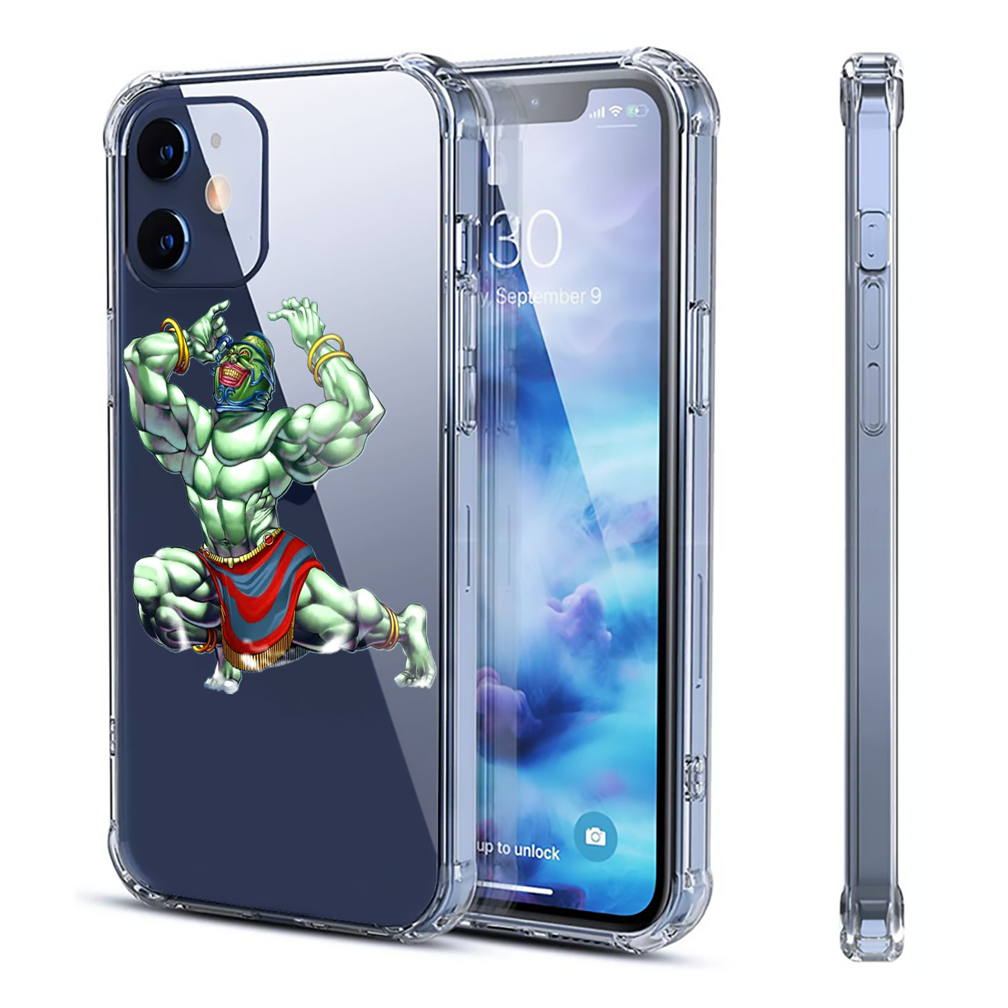 （画像用） 遊☆戯☆王 Yu-Gi-Oh! 【iPhone 12シリーズ対応】透明スマホケース（クリアソフトケース）